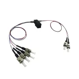 ZG TECH Dual 1x2 Multimode Fiberoptic Switch 8-Port 1310/1550nm FTTx LC/SC/FC/ST Connector