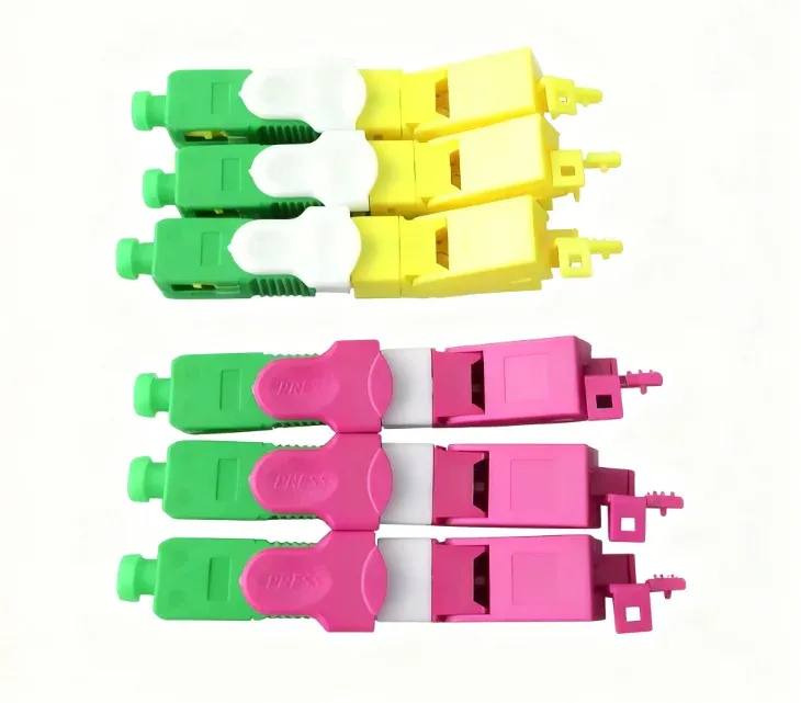FTTH SC/APC Fast Connector - Telecom Grade Pre-Embedded Fiber Quick Connector for Drop Cab