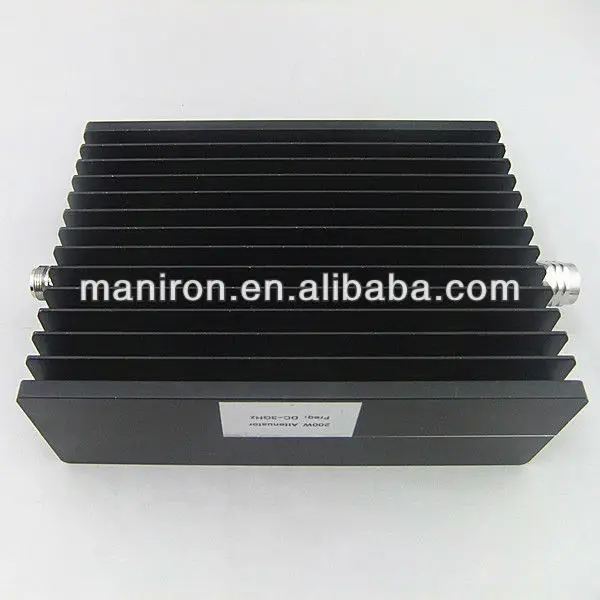 DC-3GHz 200w 40dB RF High Power rf Attenuator