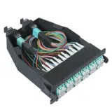 24 Fiber Cassette Module MPO/MPT to LC Duplex Multimode OM3/OM4 Cassette Terminal Blocks A