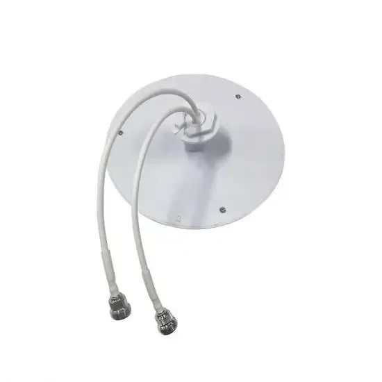 Indoor Omni Ceiling Antenna 698-2700MHz 2*2 MIMO Omni Antenna with Low PIM -150dBc N Type