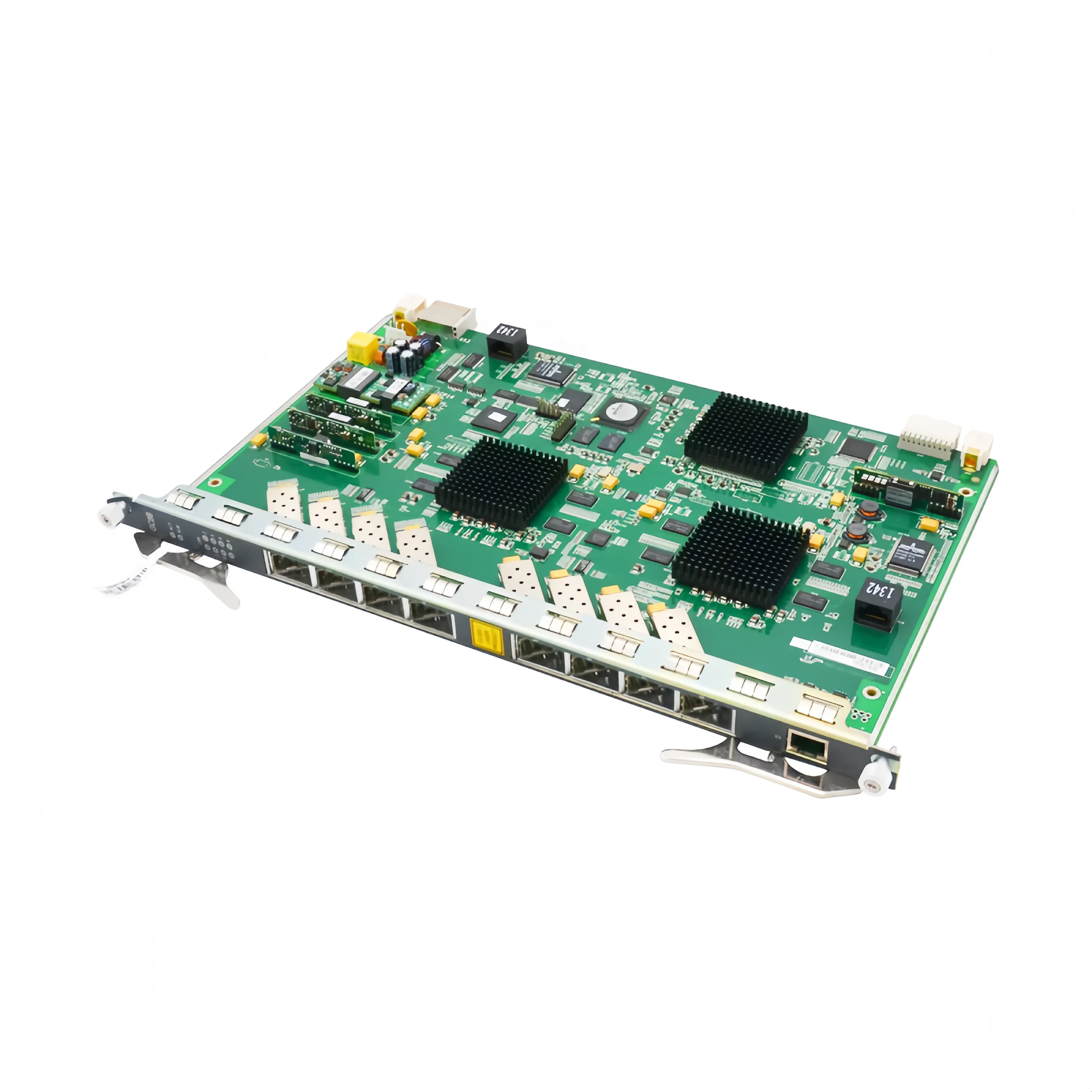 Gc8b 8 Ports EPON GPON Board B+ C+ C++ 1GE SFP Modules for AN5516-01/04/06 OLT SC/PC Interface Green Color-boxintelecom