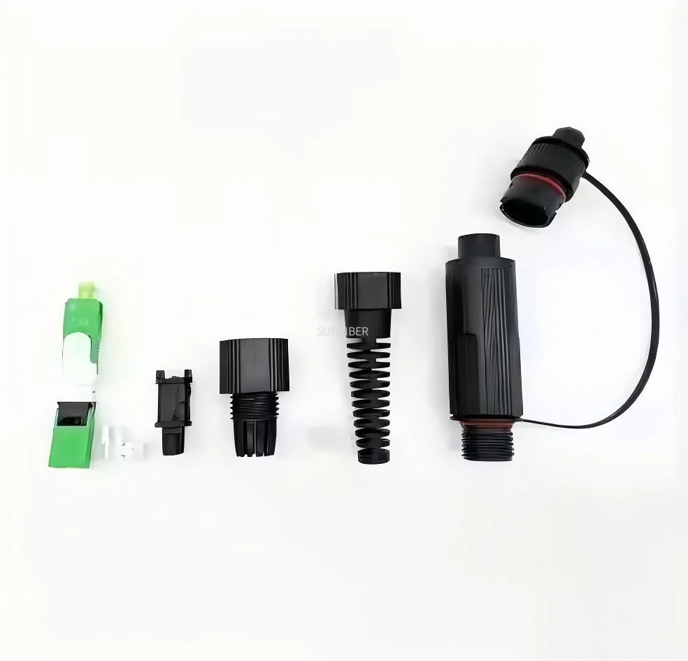 Systems FTTH Mini Fast Waterproof Field Assembly High Quality SC/APC Fiber Optic Connector Kit Equipment 1 Port 3 Year Warranty-boxintelecom