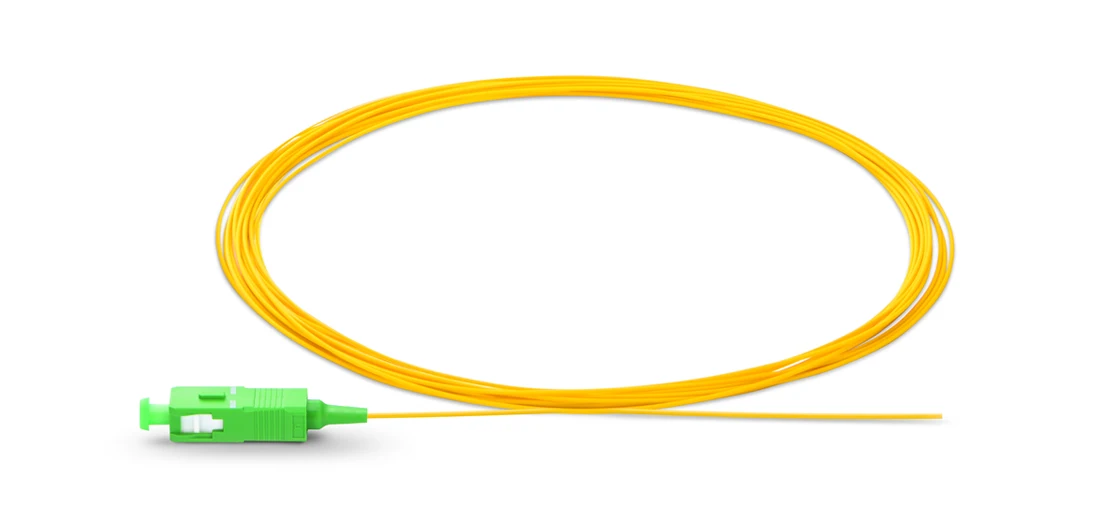 APT Factory Price Optical Pigtail Singlemode SC/APC 0.9mm 1.5m PVC LSZH Fiber Pigtails for