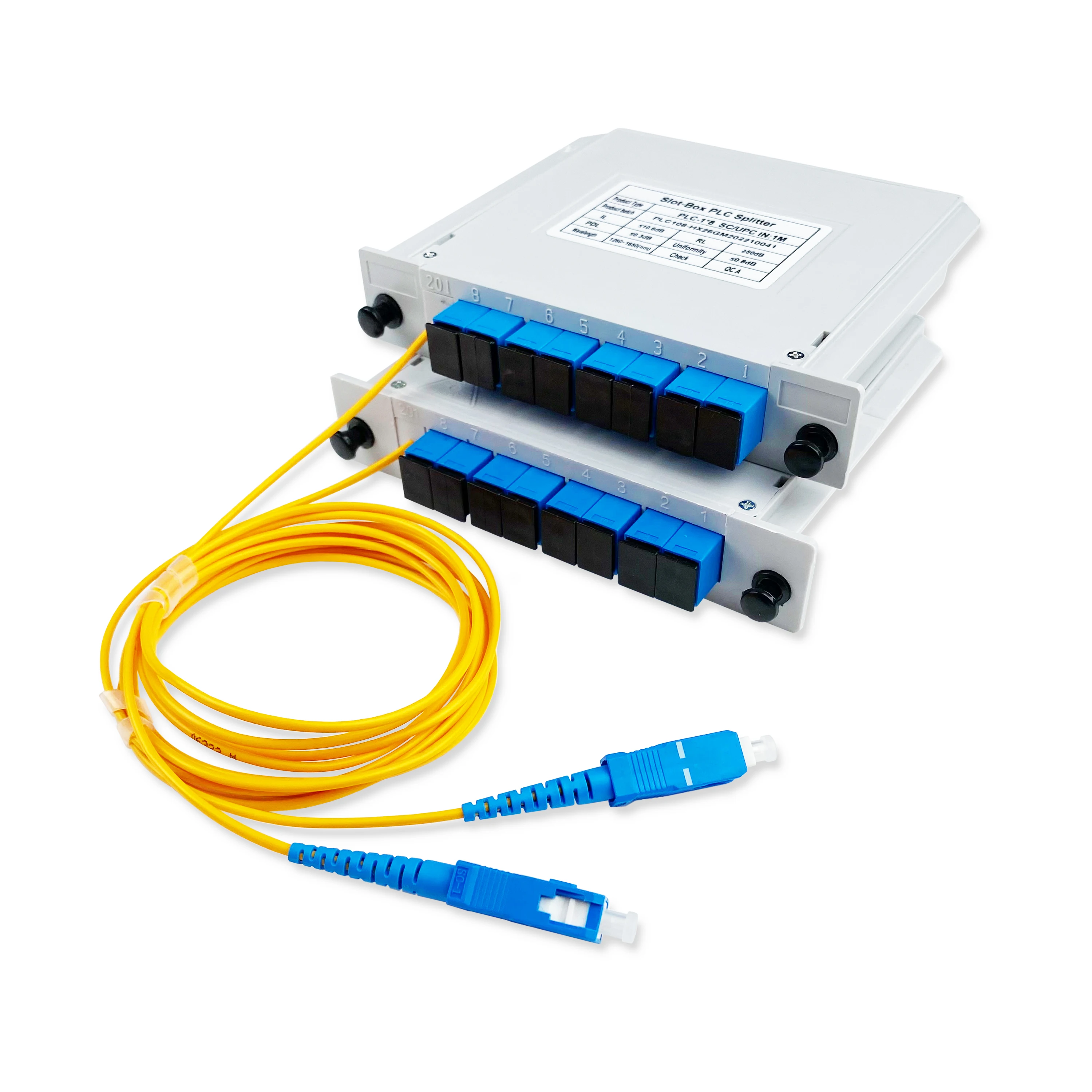 LGX Cassette 1*17 SCUPC Excellent Uniformity  Cassette Type Fiber Optic PLC Splitter Sc/Up