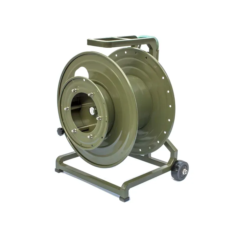 FTTA Fiber Optic Cable Reel Drum with All Disk Body, Claw-Type Sub-Disk, Locking Key for O