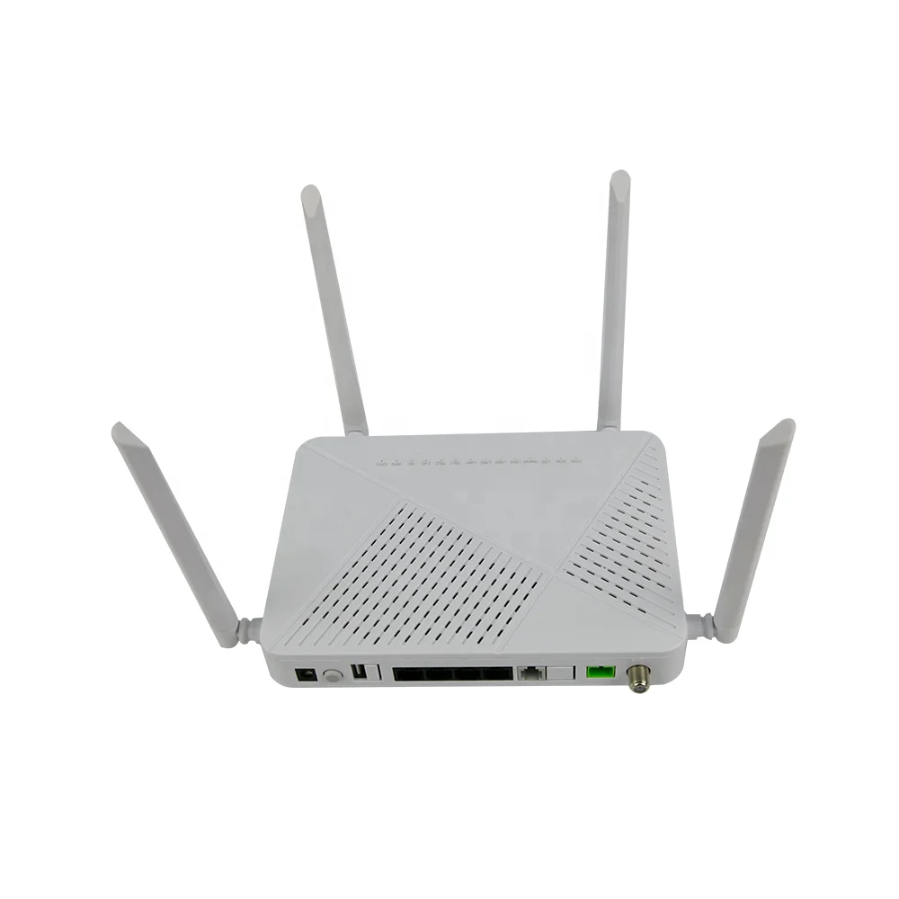 FTTH EL4012VC 4Ge Port GPON EPON XPON CATV ONU Dual Band WiFi Router VoIP Fiber Optic Modem with English Firmware-boxintelecom