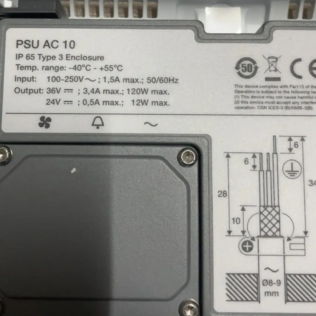 PSU AC 10 KRY 901 345/1 Power Supply Unit BML 901 350/1 PSU AC10 KRY901345/1 BML901350/1
