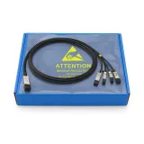 200G QSFP56 to 4x 50G SFP56 Breakout DAC Cable Passive Direct Attach Copper Model SUR-XF-D