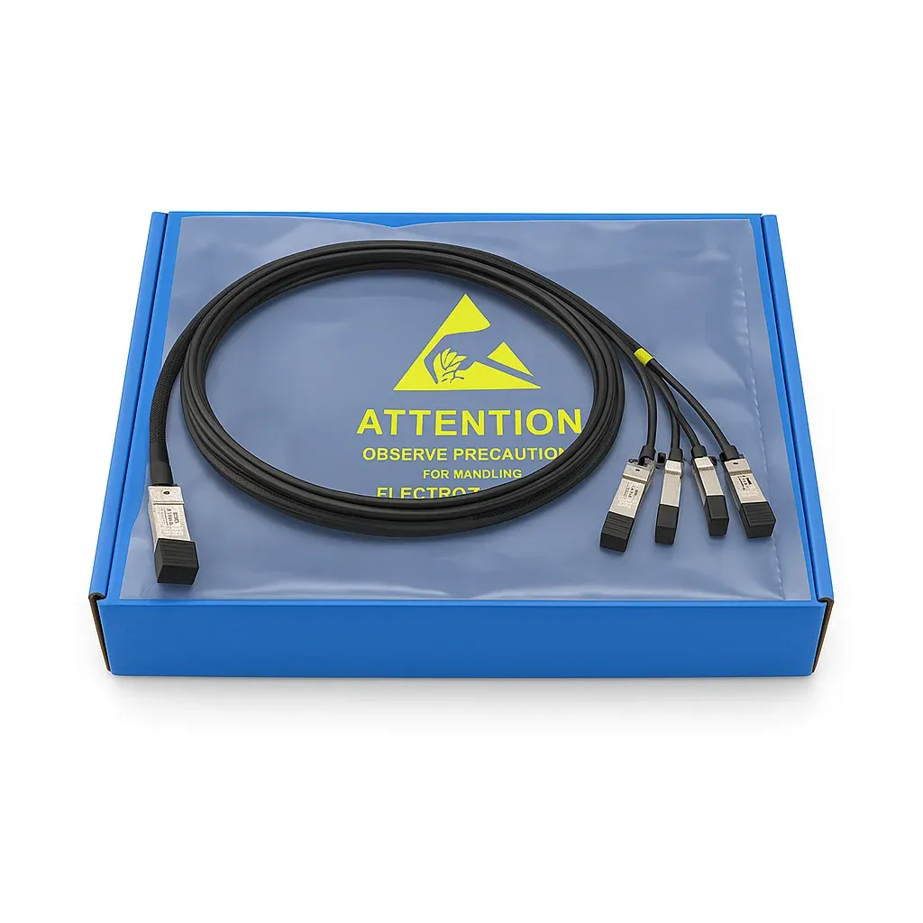 SURFIBER 200G QSFP56 to 4x 50G SFP56 Breakout DAC Cable Passive Direct Attach Copper Model
