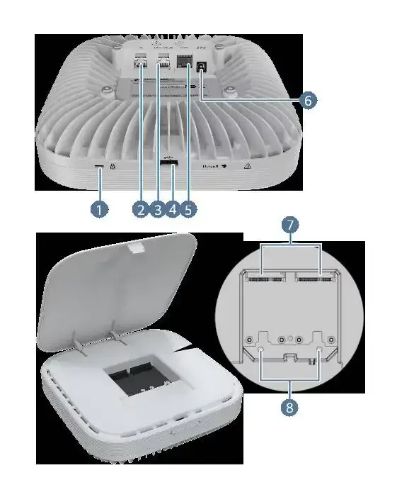 Huawei AP with Built-in Smart Antennas AirEngine 6760-X1 Access Point