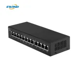 Lixinc EW-S2212CF 8-Port 10/100/1000Mbps Network Switches RJ45 Console Port Passive Revers