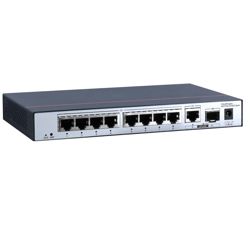 S5731S-L8T2ST-RUA 98011779 8*10/100/1000BASE-T Ports, 1*GE SFP Port Campus Fixed Enterpris