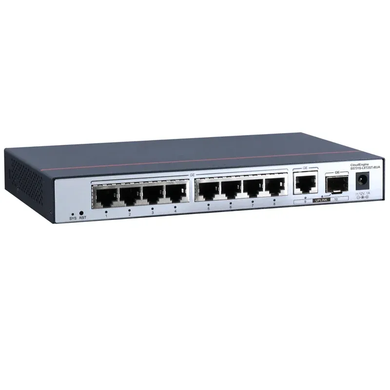 S5731S-L8T2ST-RUA 98011779 8*10/100/1000BASE-T Ports, 1*GE SFP Port Campus Fixed Enterpris