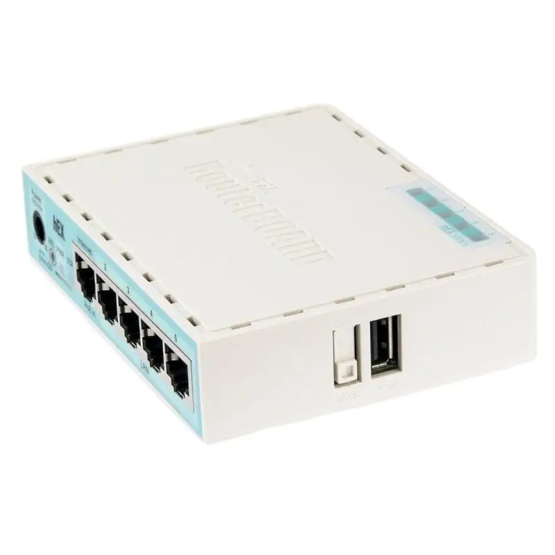 MikroTik Router Small Five Port Ethernet Router hEX PoE lite RB750 UPr2 Supports POE Out-boxintelecom