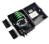 16 Core Outdoor Fiber Distribution Box IP65 FTTH Optical Termination Box Black NAP Fiber S