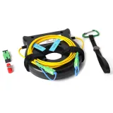 FTTH Singlemode   sc /upc - sc /upc Jumper  Otdr Launch Cable Box round  Box Type OTDR Lau