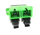 High Quality QD APT FTTH Optic Fiber Duplex Adapter with SC UPC/APC DUPLEX