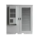 Outdoor Integrated IP55 Network Cabinet Double-Compartment Stainless Steel Aluminum Galvan