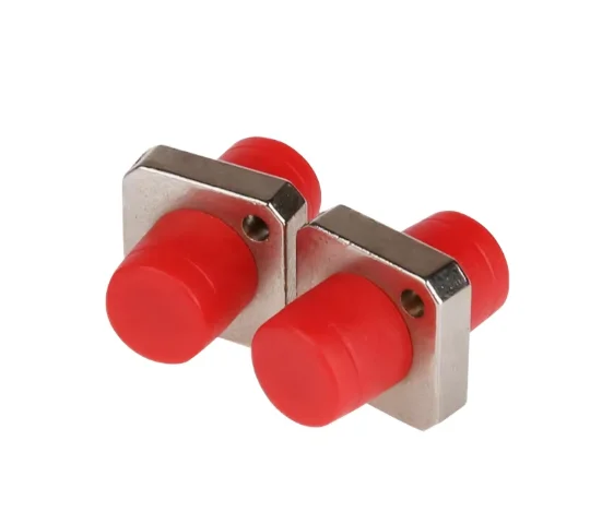 FC Square Fiber Optic Adapter Flange Connector Fiber Coupler for FTTH & CATV Wired LAN 1 Year Warranty Port 1-boxintelecom