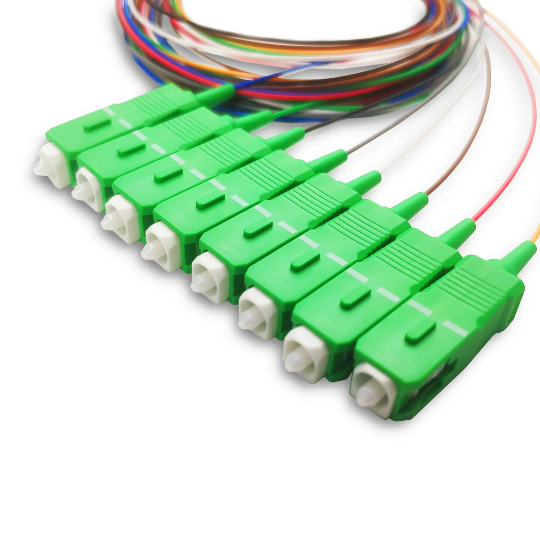 FTTH 1x8 SCAPC Single Mode PLC Splitter with POE/GSM Support Mini Type Fiber Optic