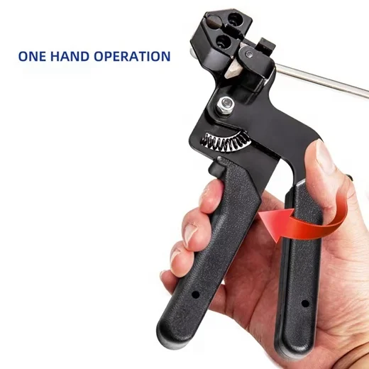 Factory Price Ftth Stainless Steel Cable Tie Pliers Set Cut Stainless Steel Zip Tie Gun-boxintelecom
