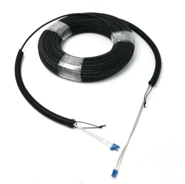 Optical Cable Assembly DLC/PC to DLC/PC Multi-mode 2 Cores GYFJH-2A1a OM2 Armored Branch L