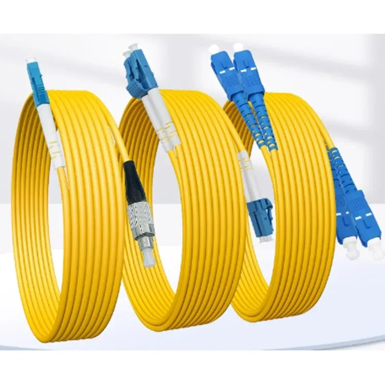 High Quality Fiber Optic Patch Cord Single Mode Multimode SC LC FC ST UPC APC for FTTH Dat