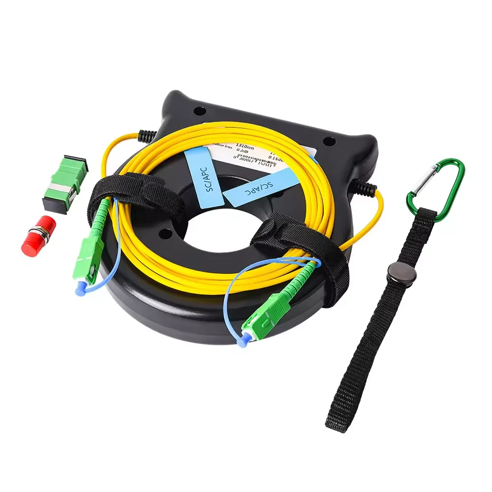 FTTH Optical Product Fiber Optic Tool SC/APC-SC/APC SM G652D 300M OTDR Launch Cable Ring-boxintelecom