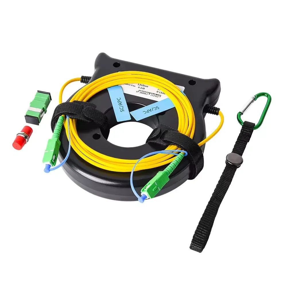 FTTH Optical Product Fiber Optic Tool SC/APC-SC/APC SM G652D 300M OTDR Launch Cable Ring-boxintelecom