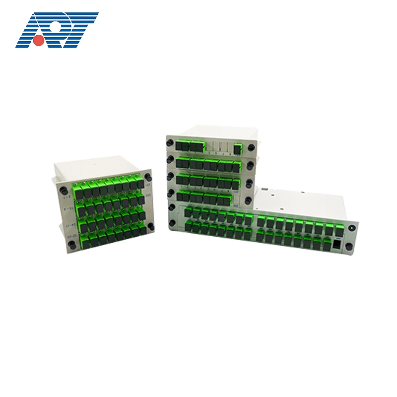 1*8 ABS Box-Type PLC Splitter LGX 8-Channel Fiber Optic PLC Plug-in Splitter SC/APC SC/UPC