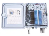 12 Cores FTTH Fiber Optic Distribution Box with 16 Ports Featuring SC UPC FC SC APC Connec