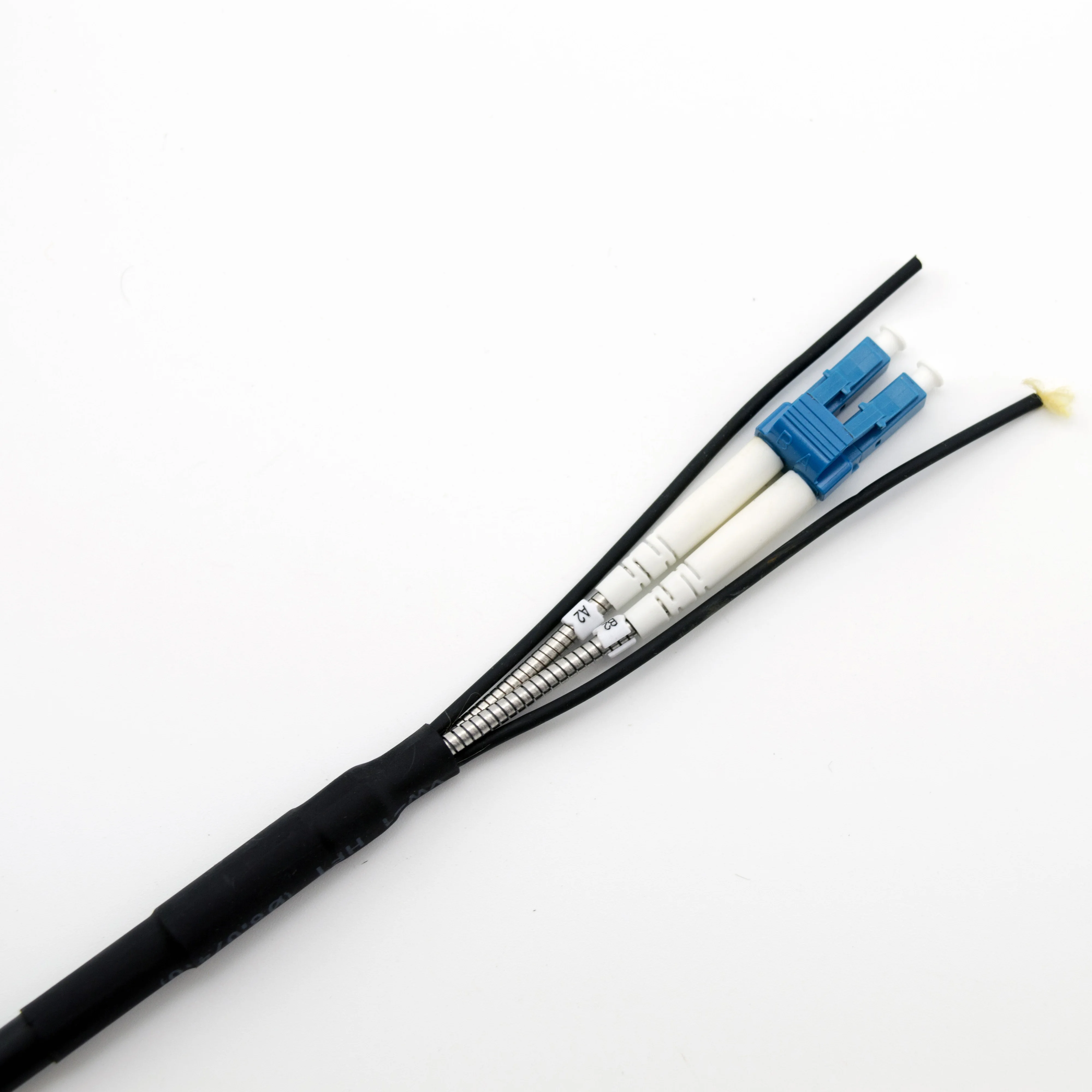 Optical Cable Assembly DLC/UPC/LC GYFJH Single Mode 9/125 G657A2 Outdoor Protected Branch Cable -30-+70C FTTH/FTTB/FTTX/FTTA-boxintelecom