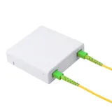 GELRHONR FTTH Outdoor Waterproof ABS Plastic Double-Port SC/APC Type Fiber Panel Box 2 Cor