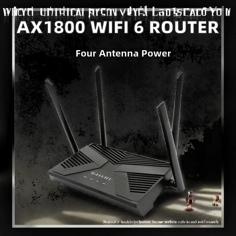AX1800 WiFi  Mesh Router 600Mbps Speed 1G Ethernet Port OpenWRT 128Mb Flash 256Mb Memory WEP New Home FTTH/FTTB/FTTX-boxintelecom