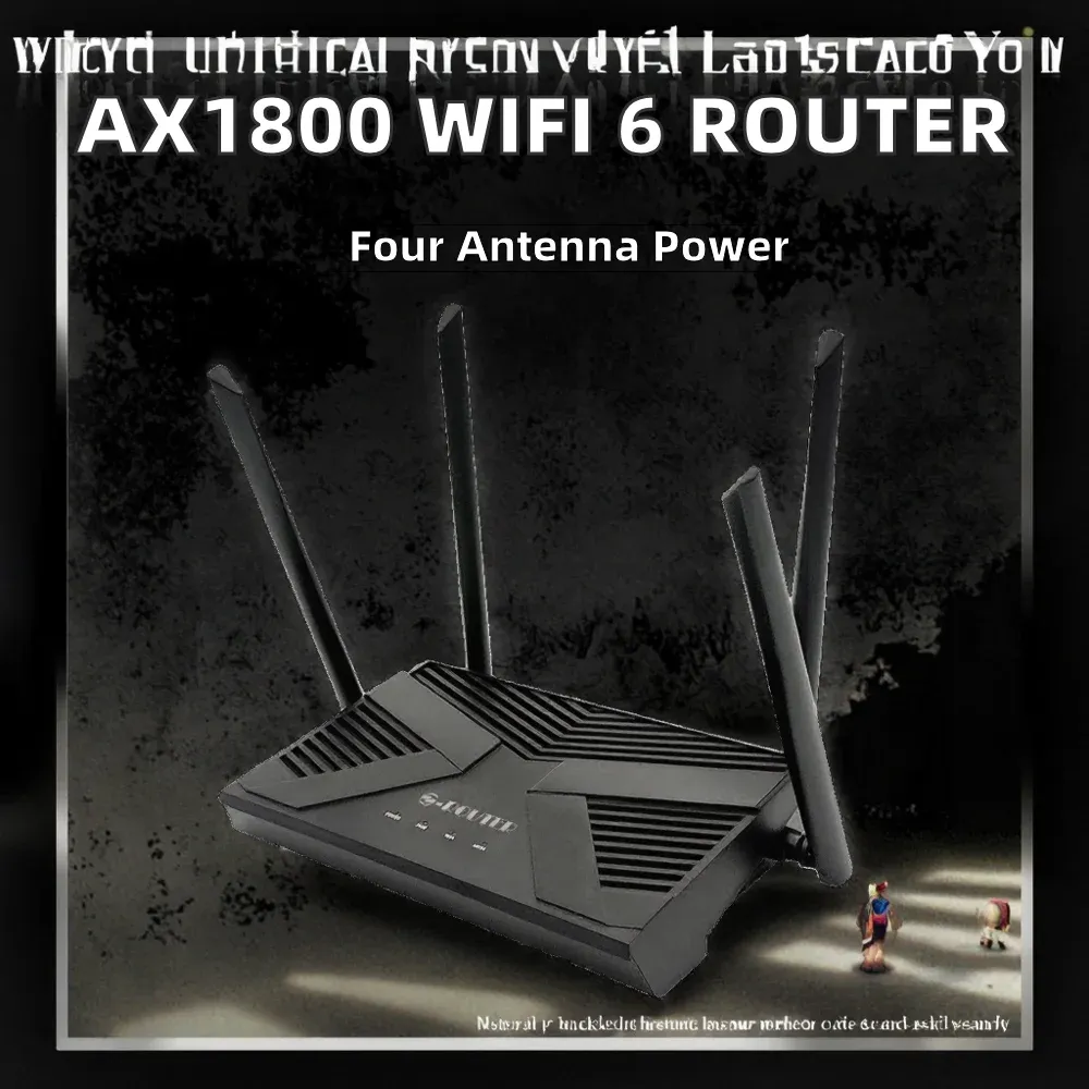 AX1800 WiFi  Mesh Router 600Mbps Speed 1G Ethernet Port OpenWRT 128Mb Flash 256Mb Memory WEP New Home FTTH/FTTB/FTTX-boxintelecom
