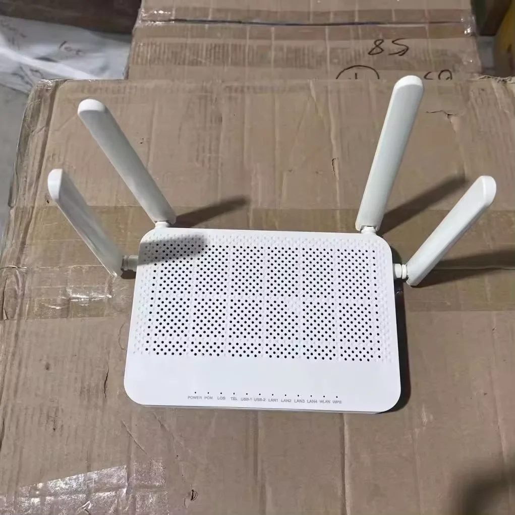 HG6821M ONU ONT with EPON FTTH Optical Fiber Modem 4GE+2USB+1POTS+ WIFI-boxintelecom