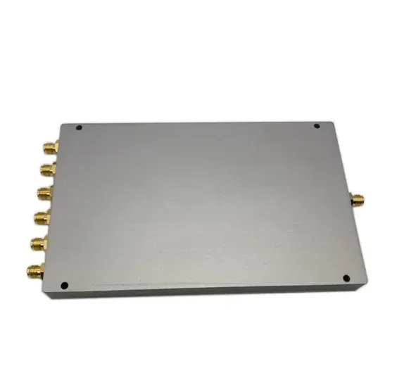 Factory price 600-6000MHz 6 way RF  Wilkinson Power Divider/splitter 30W SMA for IBS BTS D