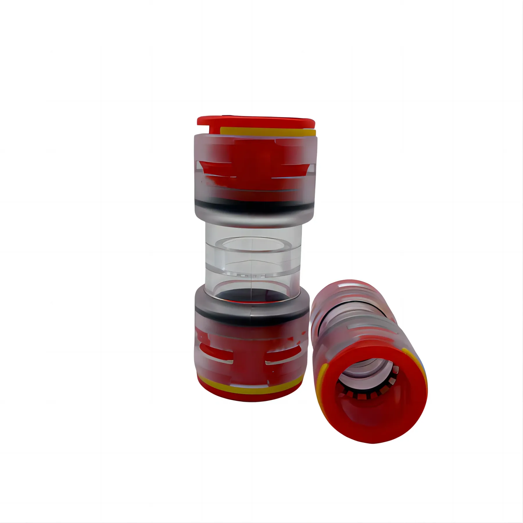 Direct Buried FTTH Tube Microduct Coupler HDPE Fittings 12/8mm Net Fit Duct Plug with Straight Connectors Connector Accessories-boxintelecom