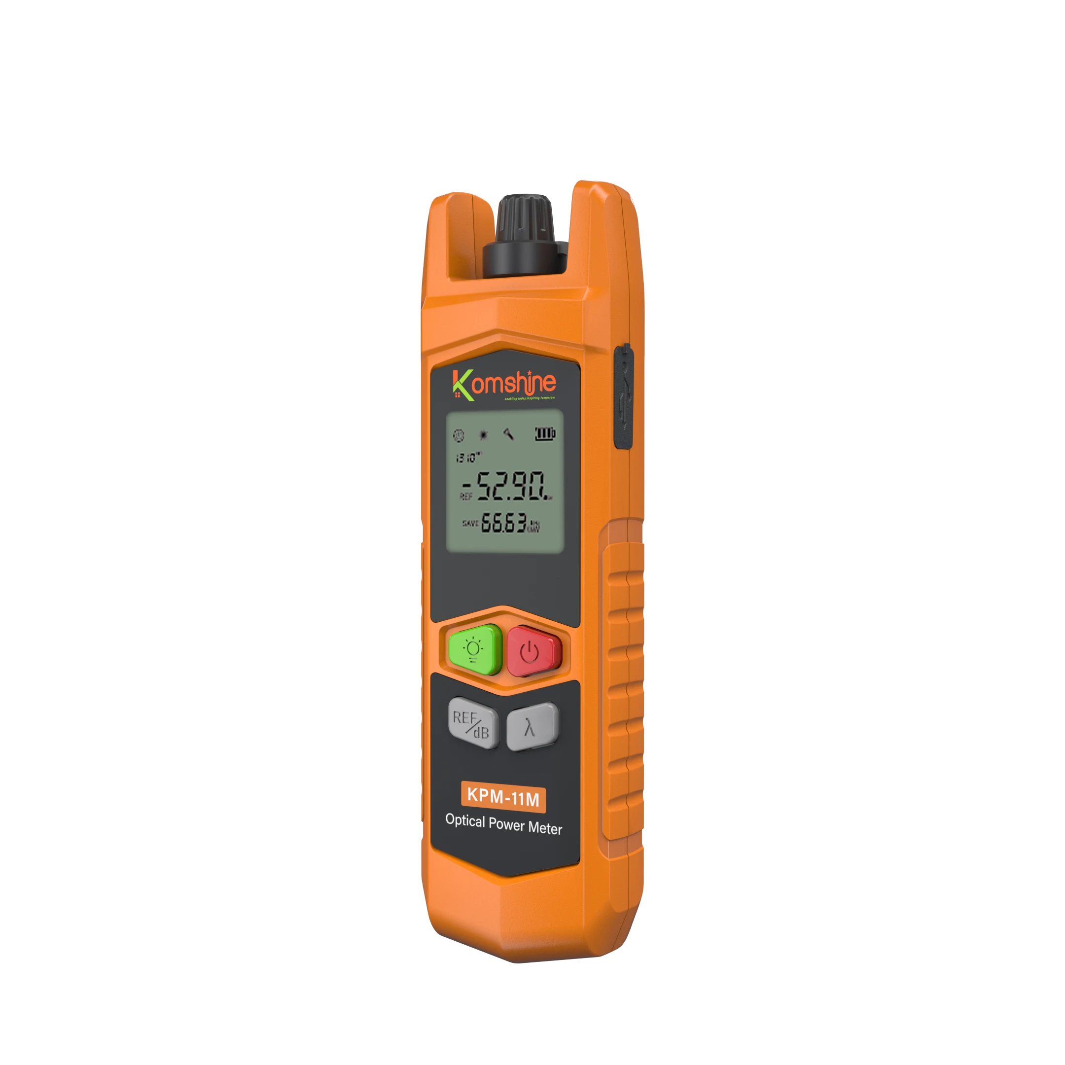 MINI KPM-11M Fiber Optical Power Meter Attenuation Tester Muti-Wavelength Visual Faultocat