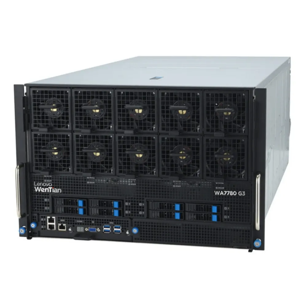 Hot Sale for Lenovo Telco_WA7780 G3 Large Model Training in Stock 7U Rack GPU AI Server Fr
