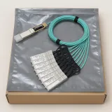 400G QSFP-DD to 8x50G SFP56 Breakout Active Optical Cable with 1 Year Warranty for Data Ce