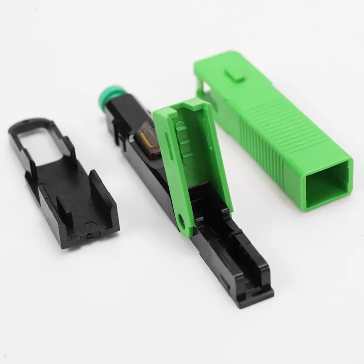 High Quality SC UPC SC APC Single Mode Fiber Optic Fast Connector| FTTH Field Quick Assemb