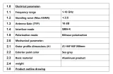 Factory custom single polarized horn antenna double polarized horn antenna frequency 0.6-3