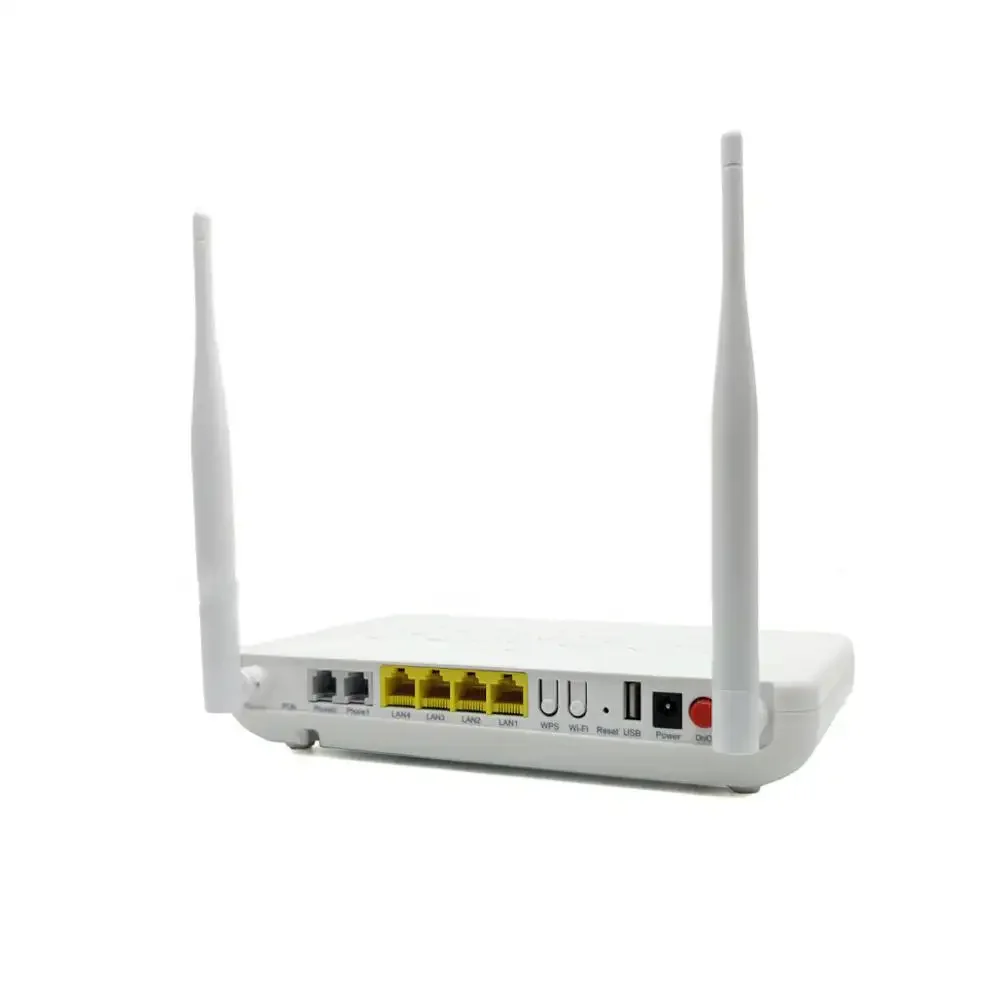 GPON ONU F609 V3 1GE+3FE+1TEL+WIFI 5db Antenna Router Fiber Optic Equipment English Version F660 V6 F660v9 F460 V6-boxintelecom