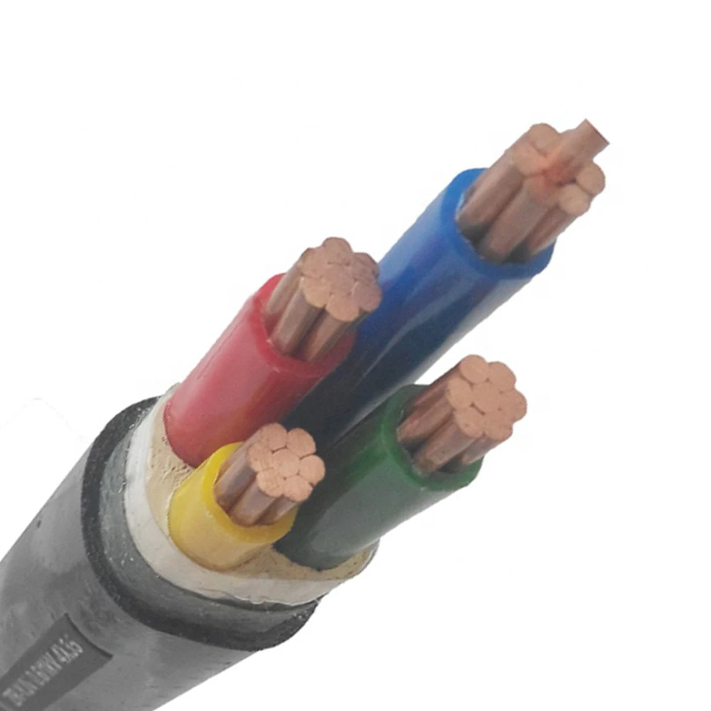 Low Voltage Copper/Aluminum Cable 5 Core 25/50/70/95/120/150mm2 XLPE/PVC Insulation PVC Sheath Amoured Power Cable jiangnan-boxintelecom