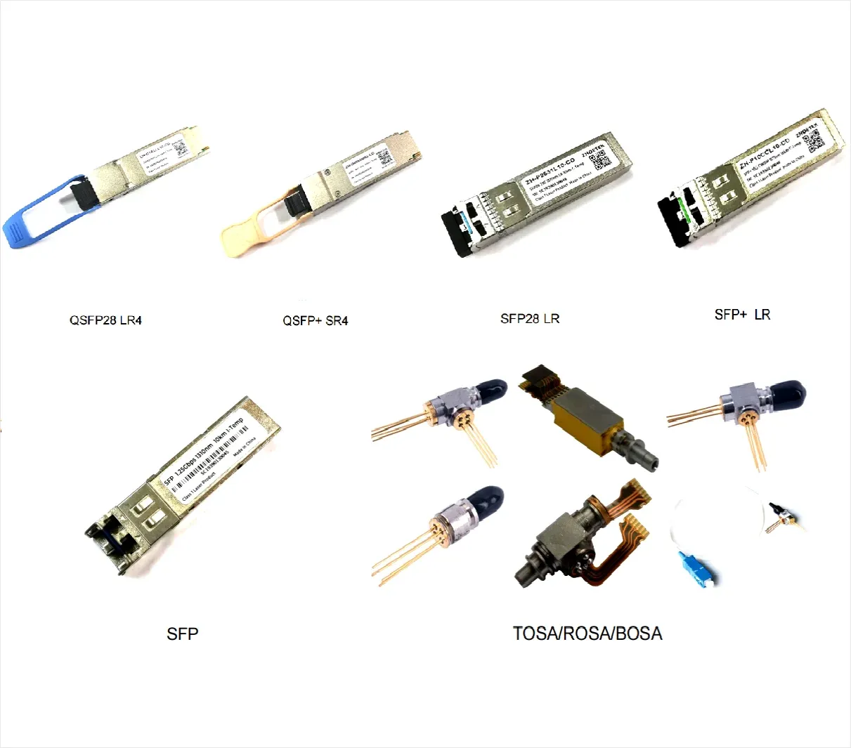 Qsfp28 25gbase-Bx10 25g Bidi 1270nm/1330nm 10km Simplex LC Sm Ddm  20km  SMF Optical Trans