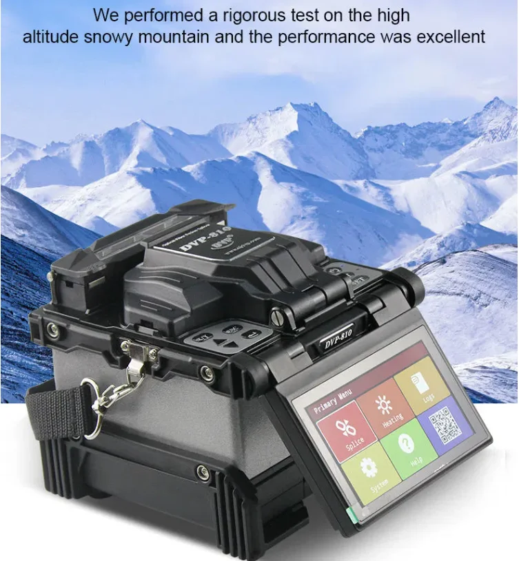 Fusion Splicer DVP-810 Single Fiber Fusion Splicer 6 Motors Optical Fiber Fusion Splicer