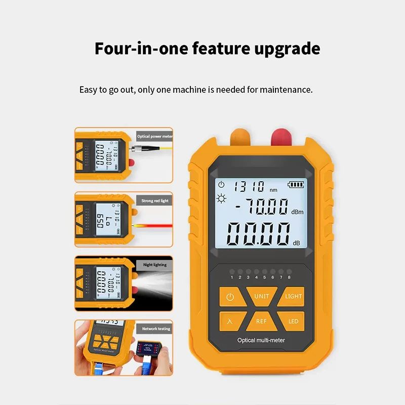 FTTH Mini Multifunction Fiber Power Meter OPM Cable Tracker and VFL Visual Fault Locator 15/30 MW SC Connector Type-boxintelecom