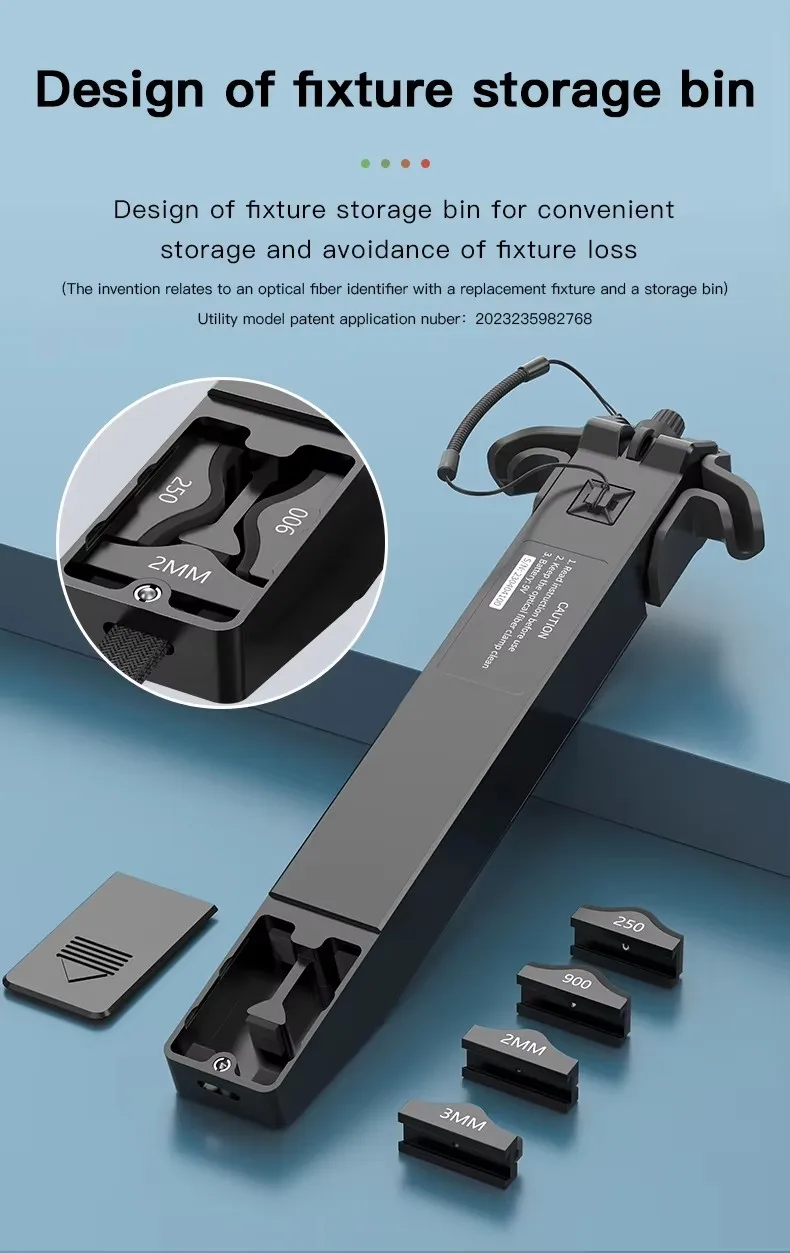 KFl-35 Metal Material Optical Fiber signal Identifier Live Fiber Identifier Detector Fiber Traffic Tester